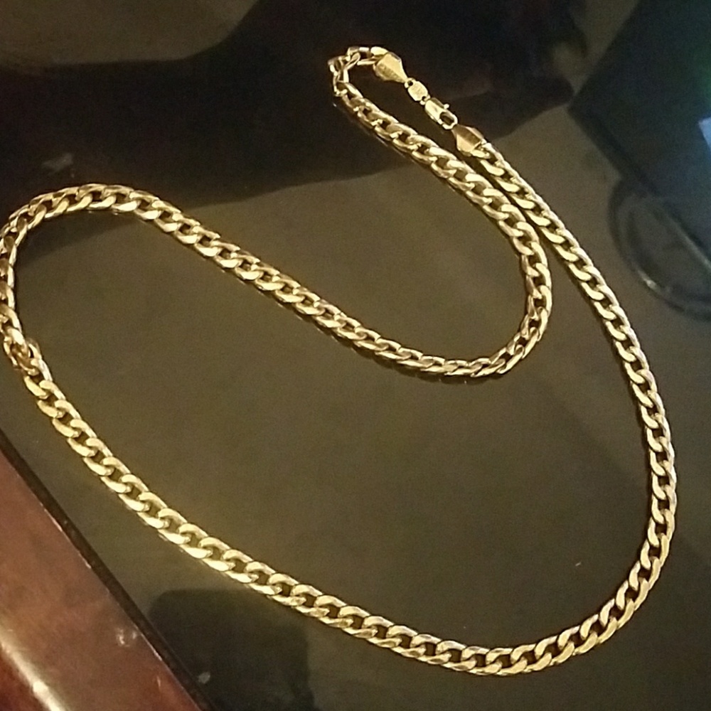 27 inch 18k gold plated necklace